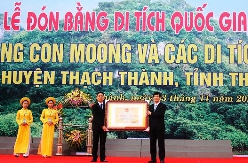 Thanh Hóa: Hang Con Moong được công nhận Di tích Quốc gia đặc biệt