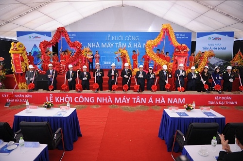 Tân Á Đại Thành khởi công Nhà máy thứ 12 tại Hà Nam