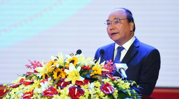 Thủ tướng Nguyễn Xuân Phúc dự lễ kỷ niệm 20 năm tái lập tỉnh Bình Phước
