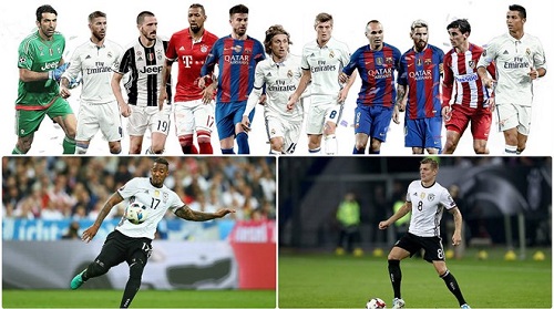 Đội hình xuất sắc nhất năm 2016 do Liên đoàn Bóng đá châu Âu (UEFA) bình chọn