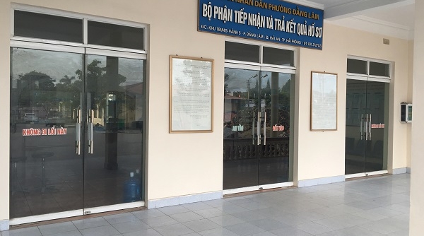 UBND phường Đằng Lâm giải trình TP về việc “cửa đóng then cài” trong giờ hành chính