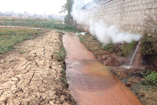 Hưng Yên: Công ty TNHH Tuấn Cường xả thải gây ô nhiễm môi trường