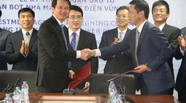 Ký thỏa thuận đầu tư Dự án BOT Nhà máy nhiệt điện Vũng Áng 2
