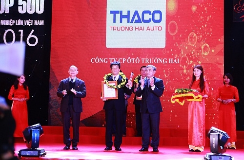 Thaco được vinh danh DN tư nhân số 1 tại Việt Nam 2016