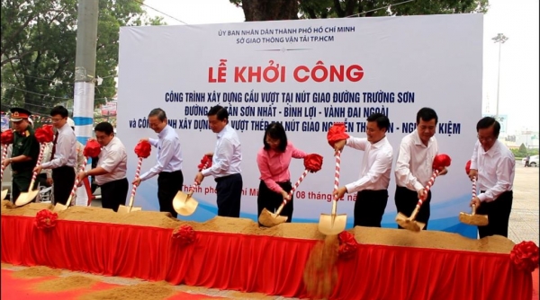 2 dự án cầu vượt giúp “giải cứu” kẹt xe ở Tân Sơn Nhất chính thức được khởi công