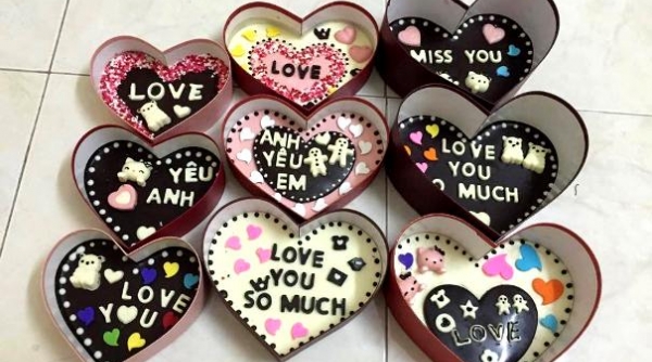 Quà tặng Valentine 2017: Đa dạng socola handmade ‘siêu độc đáo’
