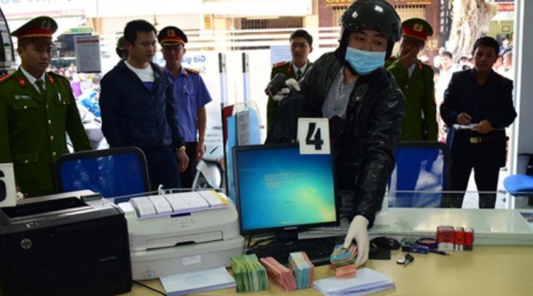 Thừa Thiên Huế: Dựng lại hiện trường vụ cướp ngân hàng BIDV