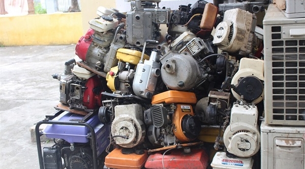 Quảng Nam: Bắt giữ số lượng lớn máy móc qua sử dụng cấm nhập khẩu