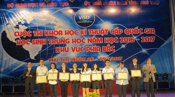 Cuộc thi khoa học - kỹ thuật cấp quốc gia: 5 giải nhất