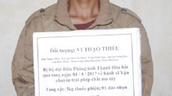 Thanh Hóa: Bắt đối tượng người Lào, thu 5 kg thuốc phiện