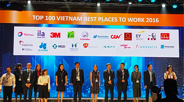 Eurowindow lọt vào Top 100 Nơi làm việc tốt nhất Việt Nam 2016