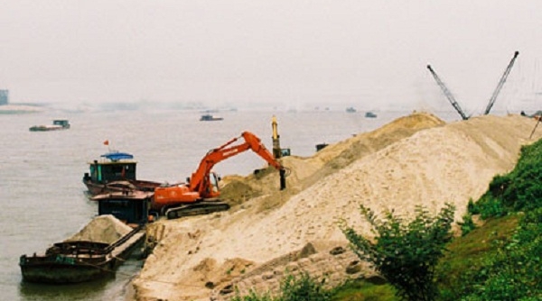 Hà Nội siết chặt kiểm tra hoạt động khai thác cát