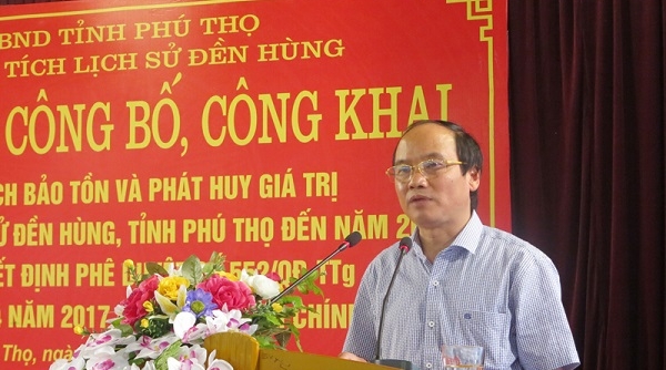 Phú Thọ: Công bố quy hoạch bảo tồn và phát huy giá trị Khu di tích lịch sử Đền Hùng