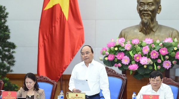 Thủ tướng Nguyễn Xuân Phúc làm việc với Hội Chữ thập đỏ Việt Nam