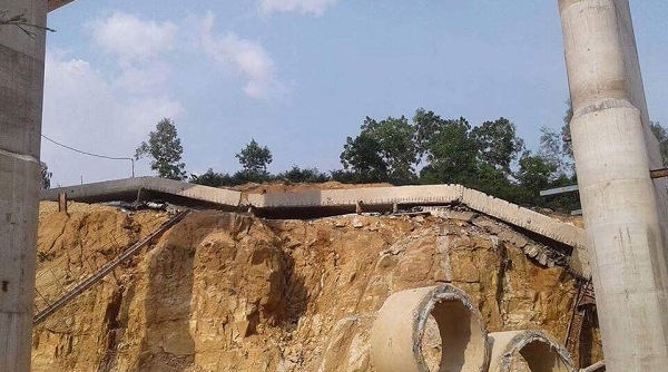Quảng Ninh: Sập dầm cầu tại dự án cao tốc nghìn tỷ