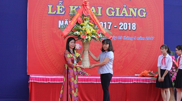 Hải Dương: Trường THCS Nguyễn Huệ tổ chức lễ khai giảng năm học 2017 – 2018