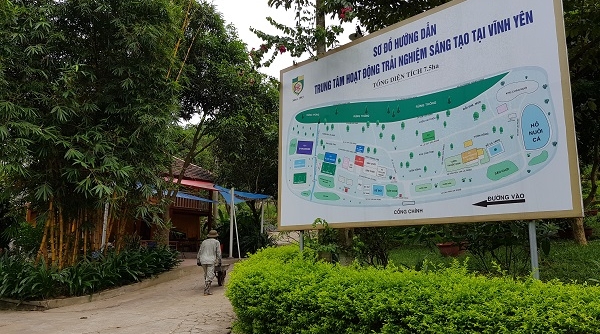 Cận cảnh Trung tâm trải nghiệm sáng tạo Nguyễn Bỉnh Khiêm xây dựng không phép tại Vĩnh Phúc