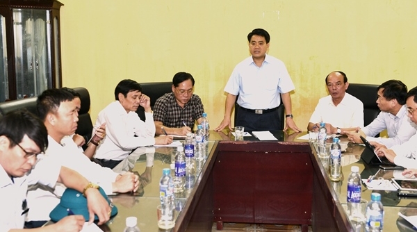 Hà Nội: Chủ tịch Nguyễn Đức Chung chỉ đạo nhiều sở ngành phối hợp khắc phục thiên tai