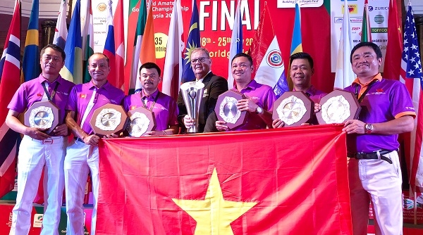 TPBank đồng hành cùng Tuyển golf Việt Nam vô địch thế giới tại giải WAGC 2017