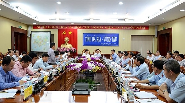 Bộ trưởng Bộ TN&MT Trần Hồng Hà làm việc với tỉnh Bà Rịa – Vũng Tàu