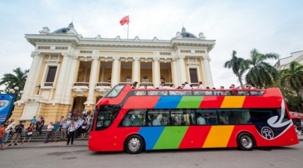 Xe khách du lịch 2 tầng tại Hà Nội: Dự kiến sẽ triển khai trước Tết Nguyên đán 2018