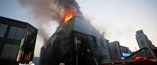Hàn Quốc: 16 người thiệt mạng do phòng thể hình bốc cháy