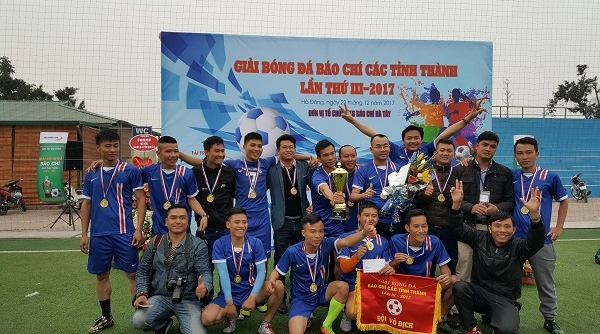 Thanh Hóa vô địch giải Cúp bóng đá Báo chí các tỉnh thành lần 3