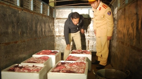 Nghệ An: Thu giữ gần 700 kg nội tạng động vật không rõ nguồn gốc ​