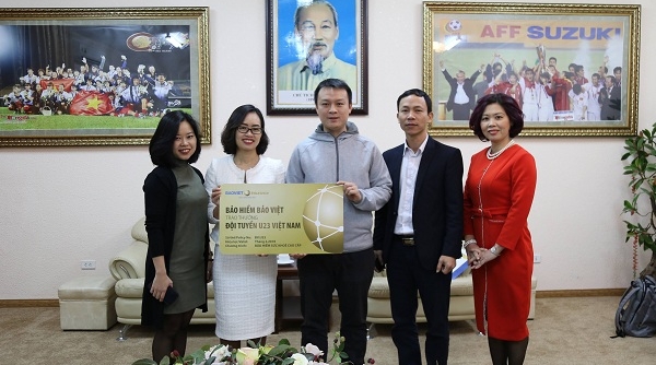 Tổng Công ty Bảo hiểm Bảo Việt chính thức tặng thưởng cho đội tuyển U23 Việt Nam