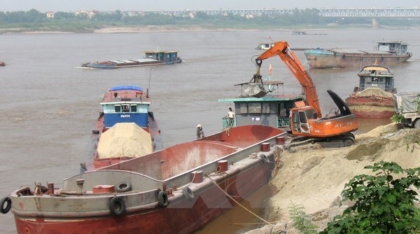 Lòng dẫn Sông Hồng đang bị đe doạ nghiêm trọng