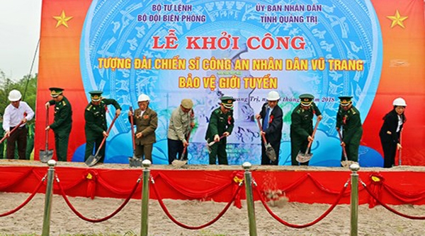 Quảng Trị: Xây dựng Tượng đài Chiến sỹ Công an bảo vệ giới tuyến