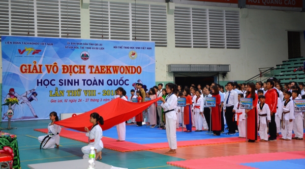 Gia Lai đăng cai Giải vô địch Taekwondo Học sinh toàn quốc lần thứ VIII-khu vực Miền Trung