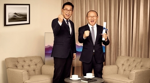 HLV Park Hang Seo trở thành Đại sứ thương hiệu của Samsung tại Việt Nam