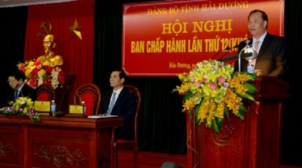 Hải Dương: Khai mạc Hội nghị Ban Chấp hành Đảng bộ tỉnh khóa XVI, lần thứ 12