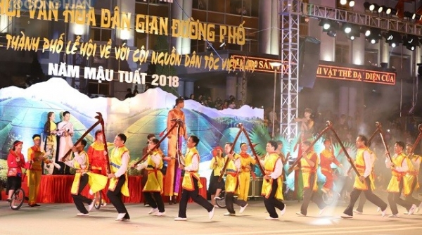 Giỗ Tổ Hùng Vương 2018: Tưng bừng Lễ hội dân gian đường phố Việt Trì