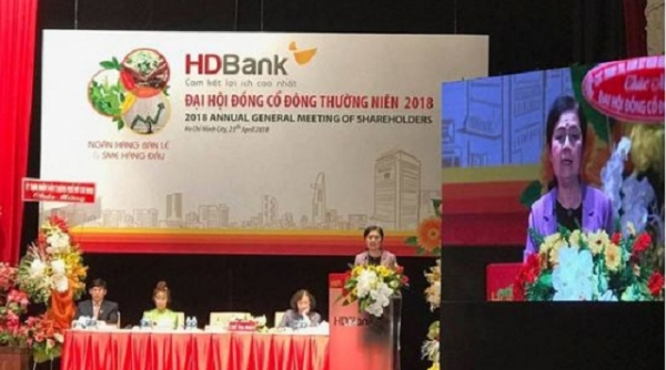 HDBank: Đại hội đồng cổ đông thường niên năm 2018