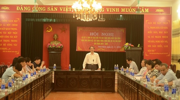 Nam Định: Quyết tâm đưa 9 xã còn lại về đích NTM trong năm 2018