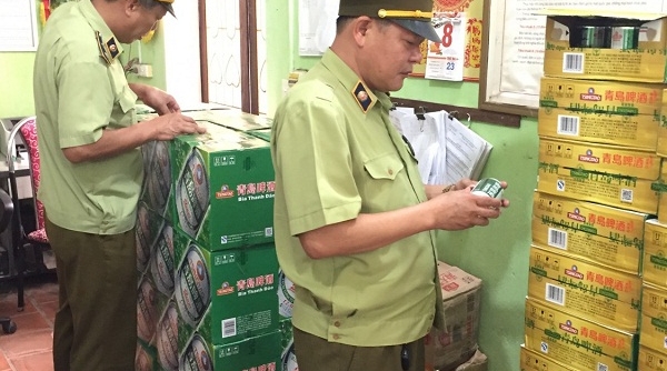 Lạng Sơn: Bắt giữ lô hàng rượu, bia nhập lậu