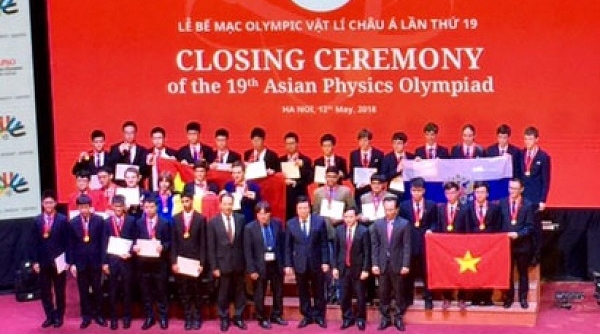 Việt Nam giành 4 huy chương vàng tại Olympic vật lý Châu Á 2018