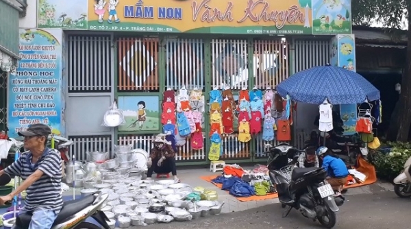 Trảng Dài, Biên Hòa (Đồng Nai): Chợ tự phát trên đường dân sinh