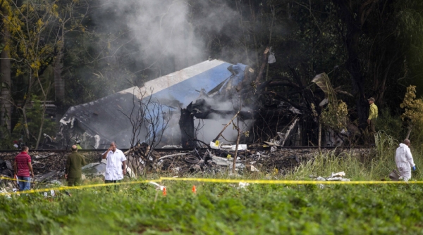 Số người chết tiếp tục tăng trong vụ tai nạn máy bay thảm khốc ở Cuba