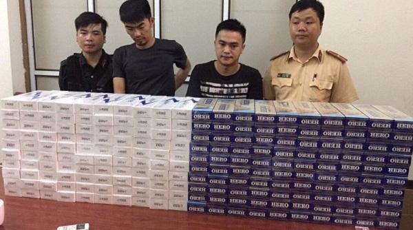 CSGT Quảng Ninh phát hiện hơn 2.000 bao thuốc lá nhập lậu
