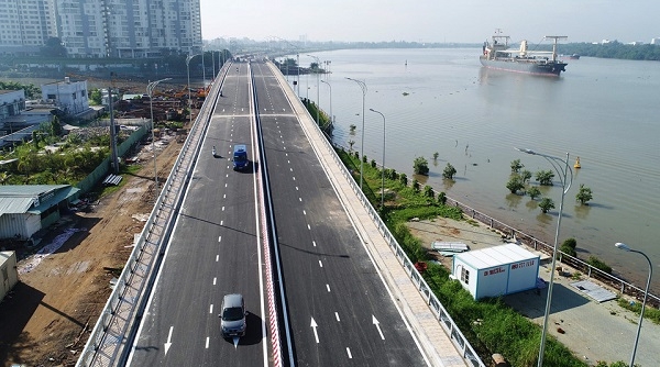 TP. HCM: Thông xe cầu qua đảo Kim Cương, quận 2