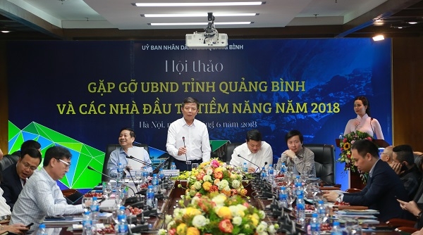 Quảng Bình gặp gỡ các nhà đầu tư tiềm năng năm 2018