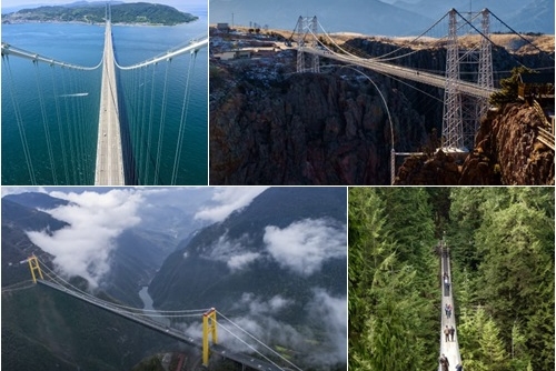 13 cây cầu treo đáng sợ nhất thế giới
