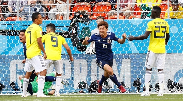 Colombia 1-2 Nhật Bản: Chiến thắng thuyết phục của các cầu thủ Nhật Bản