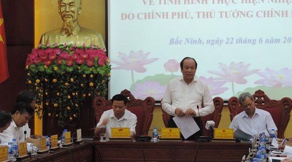 Tổ công tác của Thủ tướng Chính Phủ làm việc tại Bắc Ninh