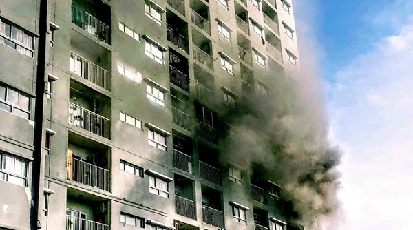 Cháy chung cư I-Home ở Sài Gòn