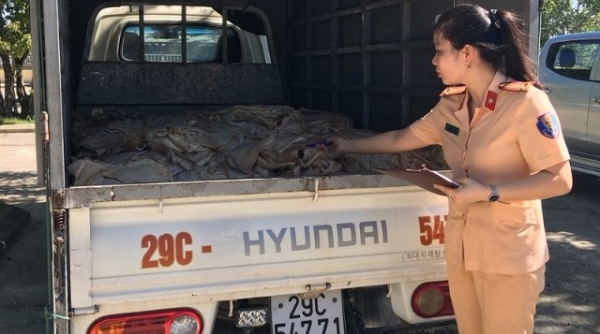 Thanh Hóa: Tạm giữ xe tải chở 1 tấn thực phẩm bẩn