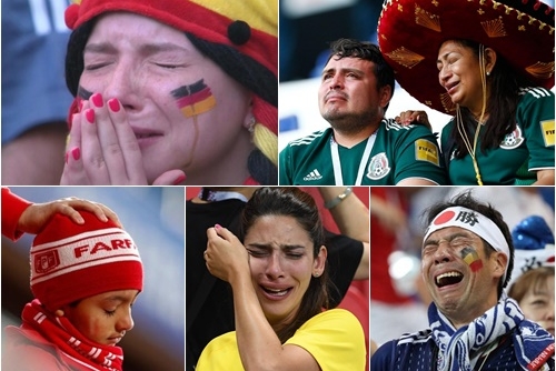 Chùm ảnh đầy xúc động của cổ động viên tại World Cup 2018